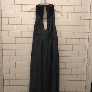 CAbi size medium denim jumper maxi dress